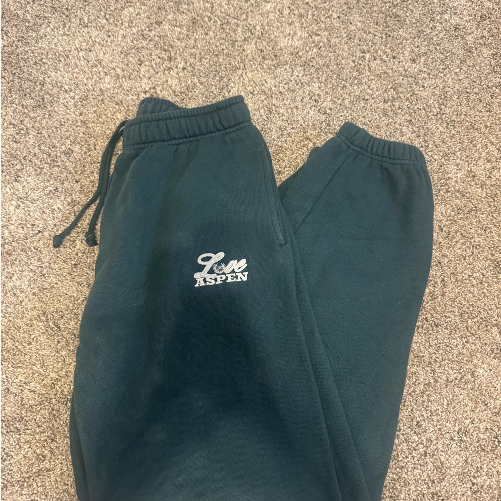 PINK Victoria's Secret Discontinued Dark Green Women’s Joggers